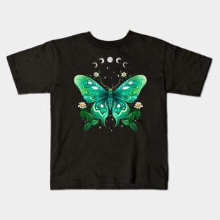 Luna Moth and Moon Kids T-Shirt